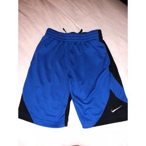 Blue and Black Nike Shorts